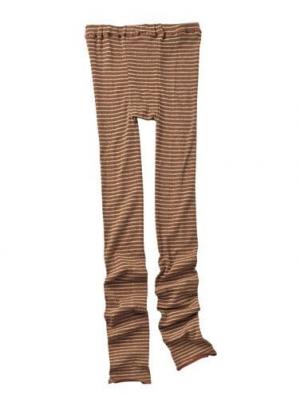 マタニティレッグウェア|レギンス・ボーダー　12分丈【出産後も長く使える】